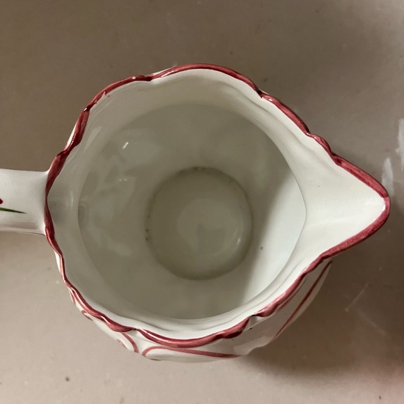 Floral Ceramic Pitcher - Picture 5 of 9